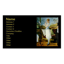 Manet Nana Fine Art Business Card Template
