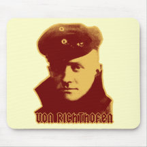 Manfred Von Richthofen - colour Mouse Pads
