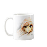 Manga Anime Girl sketch big eyes kawaii cute mugs
