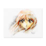 Manga Anime Girl sketch big eyes kawaii cute Post Card