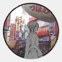 MANGA girl OSAKA Sticker