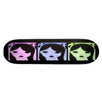 Manga Girls Skateboard