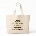 Manga Reference Joke Canvas Tote Bags