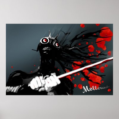 Manga Samurai Posters by mollerade