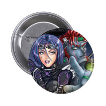 Manga Warriors Pinback Buttons