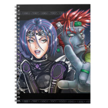 Manga Warriors Spiral Note Books