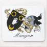Mangan Family Crest Mouse Mats