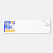Manger Christian artwork_3 Bumper Stickers