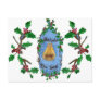 Manger Holly Baby Jesus Christmas Design Postcards