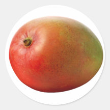 Mango Round Sticker