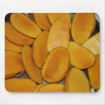 Mango slices mouse pad