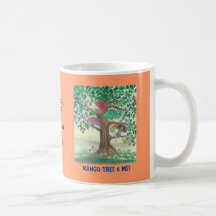 Mango Tree & Me! Mug with Blue Boat