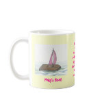 Mango Tree & Me mug with Pink Boat