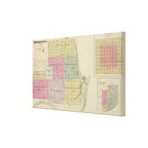 Manhattan, Coronado, Towanda, Kansas Stretched Canvas Prints