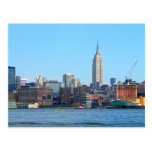 Manhattan Skyline as Seen From Hoboken, NJ Postcard