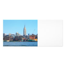Manhattan Skyline as Seen From Hoboken, NJ Personalised Rack Card