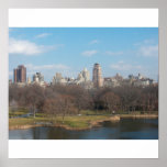 Manhattan Skyline from Central Park Print