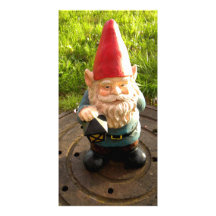 Manhole Gnome Photo Card Template