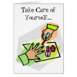 Manicure  "Take Care of Yourself" cards