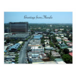 manila city greetings post card