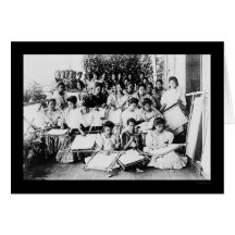 Manila Embroidery Class 1901 Greeting Card