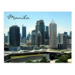 manila skyline post card