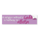 Manitoba Goddess Festival Bumper Sticker bumper stickers
