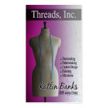 "Mannequin" Dressmaker, Seamstress, Tailor, Design Business Card