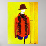 Mannequin on Yellow - Poster