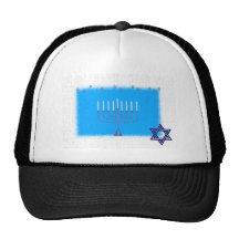 manorah star trucker hat
