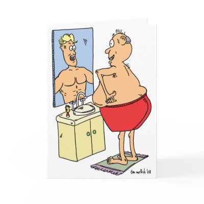 man's birthday card by bigbusy