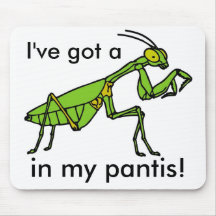 Mantis in my Pantis! Mousepad