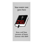 Manual of Mean rack cards