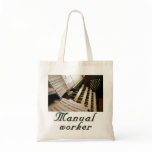 Manual Worker budget tote bags