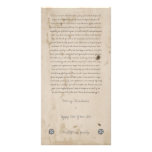 Manuscript Picture Card