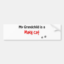 Manx Grandchild Bumper Sticker