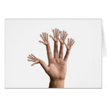 Many Hands Greeting Card