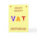 Many Happy VAT Returns! Card