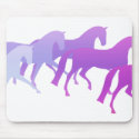 Many Horses (purples) mousepads