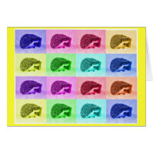 Many Hues of Hedgehogs Card
