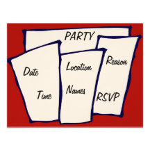 Many Pages, PARTY, Personalized Invite