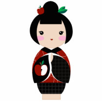 Manzanita Kokeshi Cut Outs