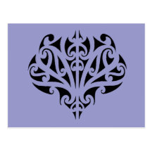 Maori design post card