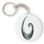 Maori Fish Hook - Chrome keychains