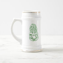 Maori Hei-Tiki Sketch Beer Stein Coffee Mugs