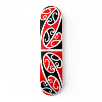 Maori Kowhaiwhai Pattern 2 - Skateboard