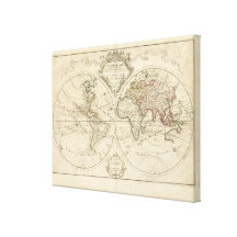 Map 2 gallery wrapped canvas