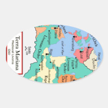 Map circa 1260 stickers