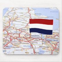 Map from the Netherlands Mousepads