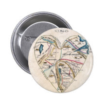 Map of a Womans Heart Pins